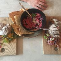 Hymnus&Burger  at SOIL Vegan Cafe - West in Amsterdam