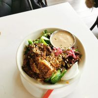 Okonomiyaki bowl at Aux Vivres - Westmount in Montreal