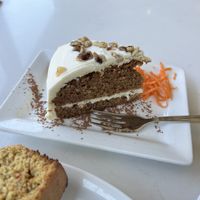 Carrot cake   at Aux Vivres - Westmount in Montreal