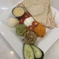 Mezze platter  at Aux Vivres - Westmount in Montreal
