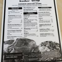 Menú back at Mam's Best in Key West