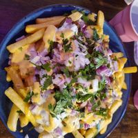 Snack pack with soy 'lamb' at Mina Maria in Newtown