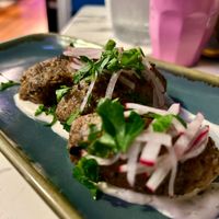 Juicy kofta at Mina Maria in Newtown