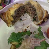 Inside of beef Wellington! So tasty!!  at Mina Maria in Newtown