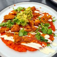 Kimchi Pancake w/ Sunfed Chicken at Vondel in Devonport