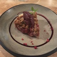 Strawberry crumble  at Vondel in Devonport