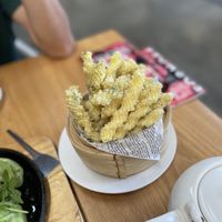 Corn fritters, very nice  at Formosa in Ashburton