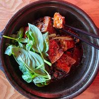 Basil tofu stir fry at Formosa in Ashburton