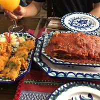 tinas and lasagne  at El Piano in Granada