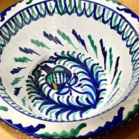 Cerámica granadina. #Veganuary at El Piano in Granada