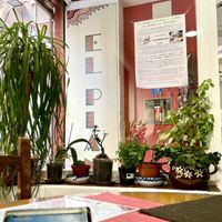 Entrada al restaurante. #Veganuary at El Piano in Granada