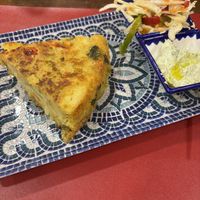 Spanish omelette (with chickpea flour)  at El Piano in Granada