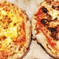 Pizza's ready for pick up. at The Secret Pizza Co in Castletown