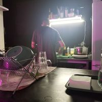 View from table at Tesnota in St Petersburg