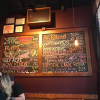Sample draft list  at DMen Tap in Chicago