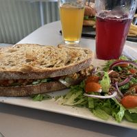 Chick & Sammie at Gia Vegan Pastries in San Pedro