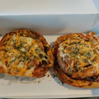 Pizza rolls at Gia Vegan Pastries in San Pedro