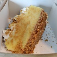 Lemon pie at Gia Vegan Pastries in San Pedro