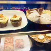 Pumpkin muffins, pecan pie, apple pie   at Gia Vegan Pastries in San Pedro