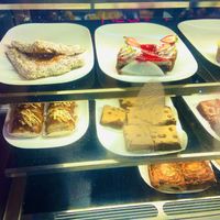 Cheesecake, pañuelos de dulce de leche,  dulce de leche rolls, pizza rolls, Brockies (brownie and cookie)   at Gia Vegan Pastries in San Pedro