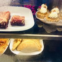 Red velvet brownie, pumpkin pie, calzones   at Gia Vegan Pastries in San Pedro