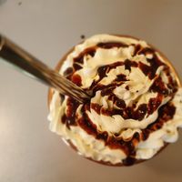 vegan milkshake at Gia Vegan Pastries in San Pedro