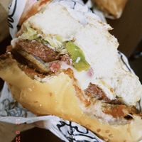 hamburger delicioso!   at Paprica Vegan in Curitiba