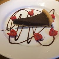 Chocolate tart - yum! at The Whittington Arms in Lichfield