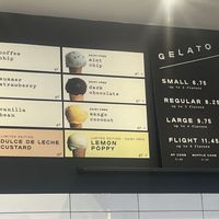 Vegan flavors   at Gelato Boy - Pear in Boulder