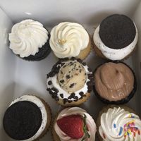 Assorted cupcakes   at Celebrated in Richmond