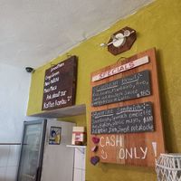 A bit of the Menu at Chaya & Cacao in Isla Mujeres