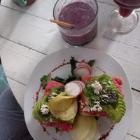 Avocado Toast ♡ at Chaya & Cacao in Isla Mujeres