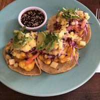 Cauliflower Tacos  at Chaya & Cacao in Isla Mujeres