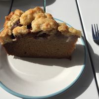 Tarta de frutos rojos! 100% Vegan  at La Grosera in Huelva