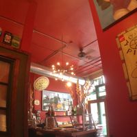 view towards the front counter and entrance at World Pizza in Seattle