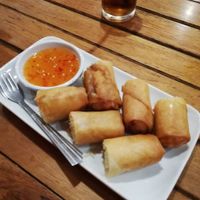 Vegane Frühlingsrollen at Dara Kitchen in Koh Samui