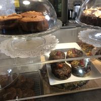 baked goods (all only vegetarian 😢)  at VG in Corsica