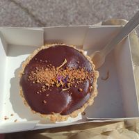 Tartelette choco banane at VG in Corsica