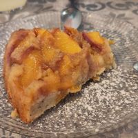 Peach Cake at VG in Corsica
