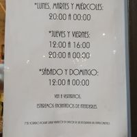 Opening Hours at Mr. Beer's in Roquetas De Mar