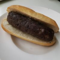 vegan black pudding at Mr. Beer's in Roquetas De Mar