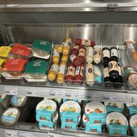 vegan meat and spreads  at EkoPlaza - Stationsweg in The Hague