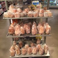 Salt lamps  at EkoPlaza - Stationsweg in The Hague