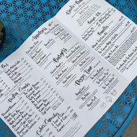 Menu at The Vegan Pantry in Barrie