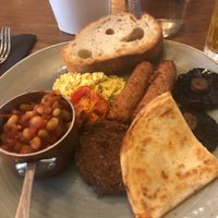 Vegan breakfast at Element in Edinburgh