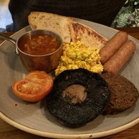 Vegan full Scottish breakfast at Element in Edinburgh