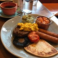 Full vegan breakfast  at Element in Edinburgh