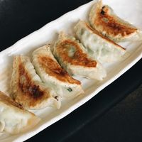 Vegetable Gyozas at Atch-Kotch in Hollywood