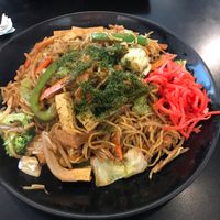 Vegan yakisoba at Atch-Kotch in Hollywood