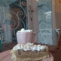 banana banoffe and mocha at Libre Café in Natal